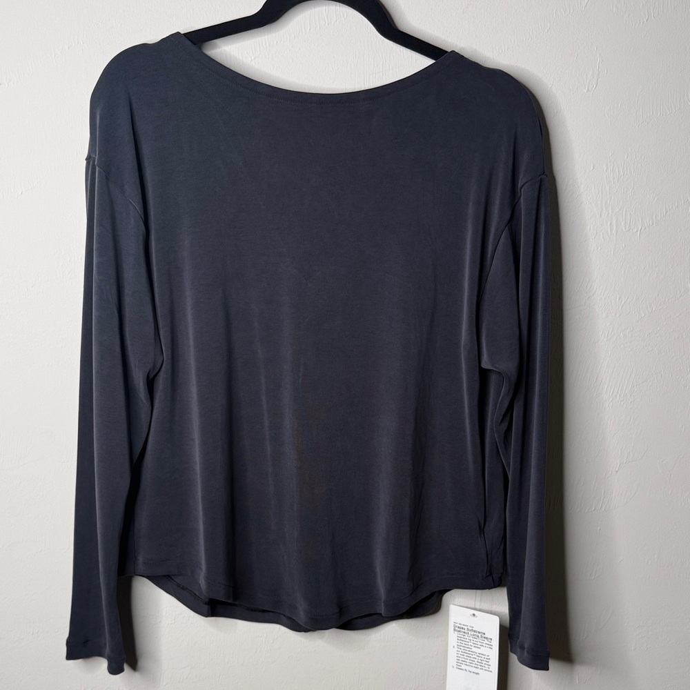 lululemon athletica Long Sleeve Tee — Charcoal Gray